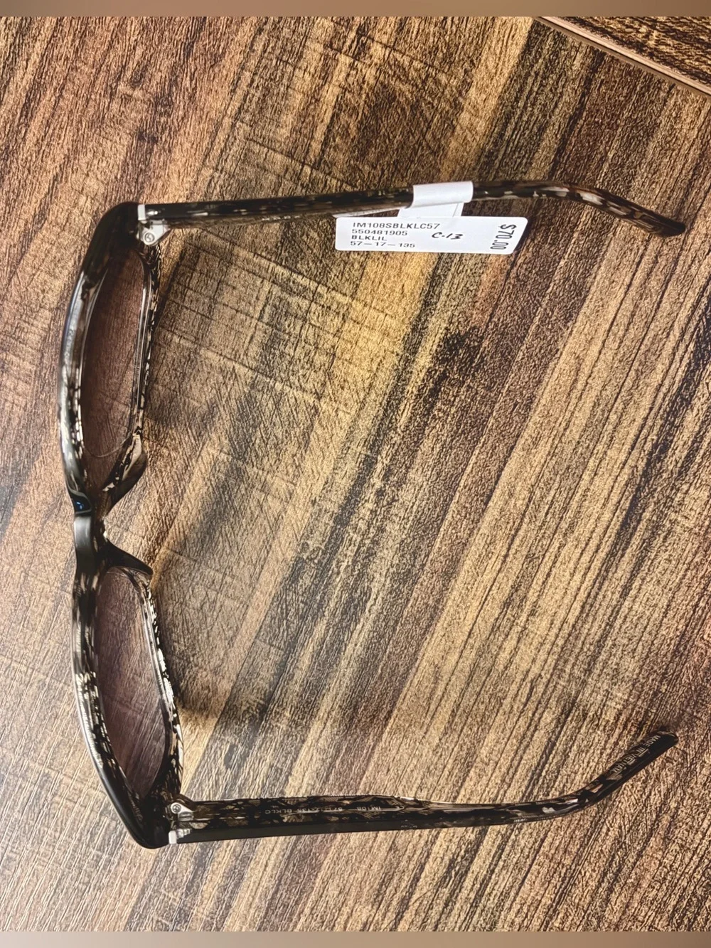 NWT Moda Black Lace Patterned Sunglasses